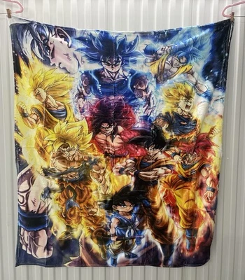 Anime Dragon Ball Z 50x60 pulgadas manta cubierta ropa de cama suave regalo decoración de pared Foto 1 de 3