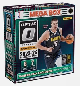 2023/24 PANINI DONRUSS OPTIC BASKETBALL MEGA BOX (HYPER PINK PRIZMS) - Picture 1 of 7