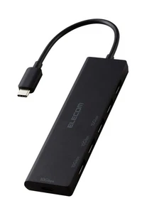 ELECOM USB Hub 6-in-1 USB-C Connection USB-A x 5 (USB3.2 Gen2 x 3, USB2.0 x 2) U - Picture 1 of 7