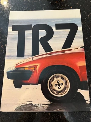Triumph TR7 1979 folleto a color original del concesionario 79 desplegable Foto 1 de 4