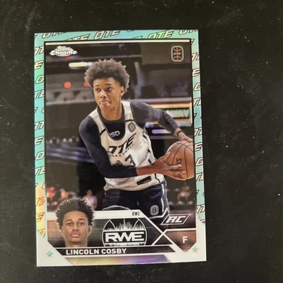 2023-24 Topps Chrome OTE Overtime Elite - Lincoln Cosby #90 Refractor (RC) - Image 1 of 2