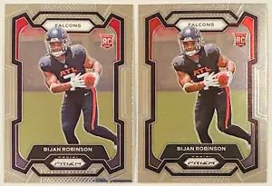 (2) Bijan Robinson 2023 Panini Prizm Football ROOKIE NM-MT RC Lotto #305 - Foto 1 di 2
