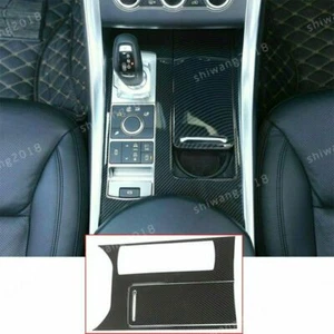 Carbon Fiber Center Console Panel Cover For Land Rover Range Rover Sport 2014-17 - Picture 1 of 12