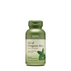 Aceite de Orégano 60 mg Herbal Plus, 100 cápsulas, GNC - Imagen 1 de 2