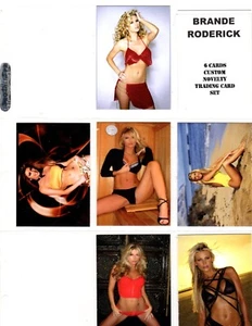 BRANDE RODERICK CUSTOM NEUHEIT TRADING CARD 6 KARTEN SET - Bild 1 von 2