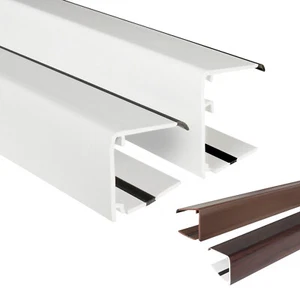 uPVC Polycarbonate Glass End Closure 25 & 35mm Conservatory Roof Sheet Drip 2m - Picture 1 of 15