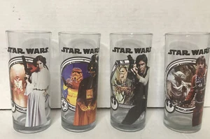 Star Wars Original Trilogy Set of Four 10oz Collector Glass Set - 2013 - Picture 1 of 10