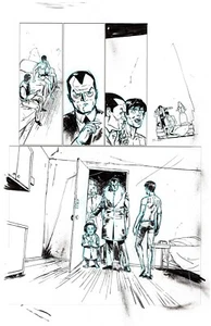 Arte original de Bedlam #2 página 21 de Riley Rossmo Nick Spencer imagen cómics OA - Imagen 1 de 7
