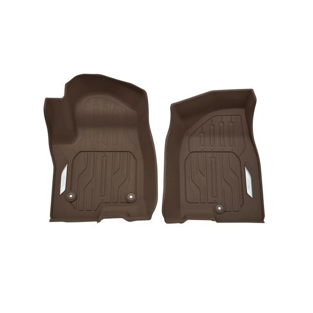 Всепогодные передние напольные покрытия 2021-2026 GMC Yukon Yukon XL 84776603 Teak от оригинального производителя GM - Изображение 1 из 1