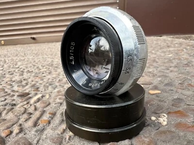Silver edition Meopta Belar Photo Enlarging Lens 4.5/105 Czechoslovakia m30 - Image 1 of 4