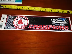 2004 red sox world series Trophy bumper sticker - Picture 1 of 1