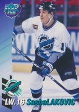 1995-96 Edge Ice Las Vegas Thunder # SASHA LAKOVIC