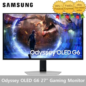 SAMSUNG Odyssey OLED G6 S27DG602 27" Gaming Monitor QHD 360Hz 0.03ms HDR10 - Picture 1 of 9