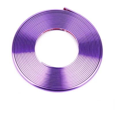 Borde protector contra arañazos autoadhesivo moldura rejilla coche cromo Foto 1 de 4