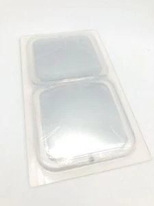 Zusammenklappbarer 15x Vergrößerung Reisespiegel 8,4 cm, Kompakt, Silber - Bild 1 von 6