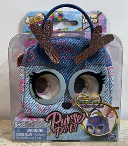 Cartera Mascotas Micros Denim Deerie con Rollo de Ojos Función NUEVO - Imagen 1 de 2