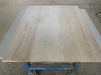 Tischplatte Esche (€ 99,80/lfm.) 20x800x1000mm Leimholzplatte Massivholz Platte