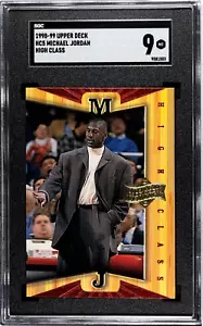 Michael Jordan High Class Graded SGC 9 Mint! Upper Deck 1998-99 HC5 Bulls - Picture 1 of 2