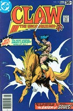 CLAW THE UNCONQUERED #10 SWORD AND SORCERY! BRONZE AGE DC COMICS 1977! GLOSSY