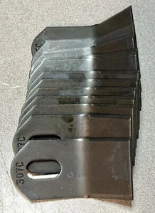 Alamo-Mott Coarse Cut Flail Mower Blades Models SHD 62 74 88 96 Qty. (12) 100759 - Picture 1 of 6