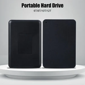 Large-Capacity 6/8/10/12TB HDD Ultra Slim USB 3.0 External Hard Drive - Picture 1 of 24