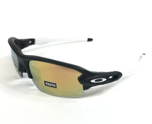 Oakley Kids Sunglasses Flak XXS OJ9008-1258 Matte Black w/ Prizm Rose Gold Lens - Picture 1 of 13