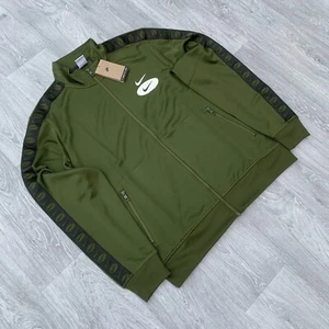 Nike Doppel Swoosh Retro-Reißverschlussjacke - grob grün [DM5473-326] - Bild 1 von 4