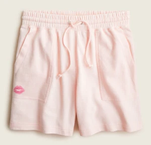 J. nuova con etichetta Pantaloncini donna Crew Magic Rinse taglia XL stampa bacio rosa - Foto 1 di 8