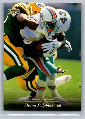 1995 Upper Deck Card # 131 Terry Kirby - Miami Dolphins - Image 1 of 2
