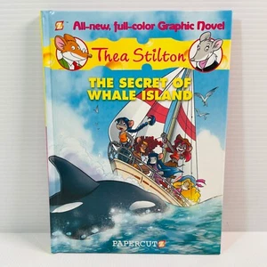 Thea Stilton Graphic Novels #1 : The Secret of Whale Island Geronimo Stilton HC - Picture 1 of 5