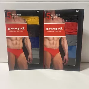 Papi Mens Briefs Premium Pure Cotton Low Rise MEDIUM (32-34) 2 Boxes - Picture 1 of 2