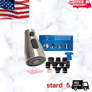Kitchen Faucet Head Replacement – Pull-Down/Pull-Out Sprayer for Moen, Delta & A - Picture 1 of 9