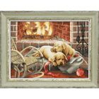 Counted Cross Stitch Kit Dogs Diy Unprinted canvas