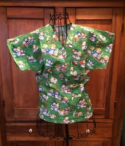 Scrub Tops Extra Small Size Doctor Veterinarian Nurse Office Handmade - Picture 1 of 2