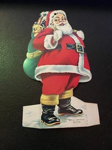 Vintage-Stand Up Card/Ornament South Side Bank Scranton/Moscow PA - Picture 1 of 3