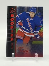 /99 Jimmy Vesey PLATINUM 2016-17 UD Fleer Showcase Ultra Rookies RC U4 Rangers