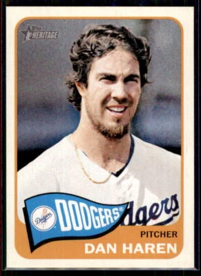 2014 Topps Heritage Dan Haren #79 Los Angeles Dodgers - Image 1 of 2