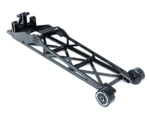 DragRace Concepts Launch Assist 10" Wheelie Bar w/Big Wheels (Black) (Mid Motor) - Picture 1 of 1