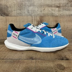 Nike Street Gato Mens Sz 5.5 Women's Sz 7 Indoor Soccer Shoes Blue DC8466-406 - Picture 1 of 12