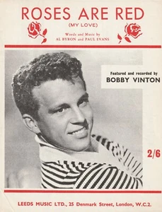 Bobby Vinton - Rosen sind rot - Noten - Bild 1 von 1