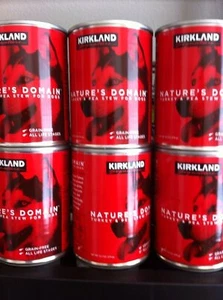 24 (13.2 Oz Each) Cans Nature's Domain Kirkland Turkey and Pea Stew Dog Food - Picture 1 of 2