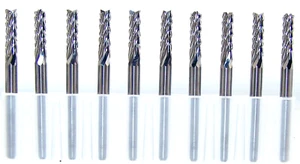 (10) - 3.00mm (.1181") DIAMOND-CUT CARBIDE ROUTER BURRS, FT 2100-1181.394 - Picture 1 of 3