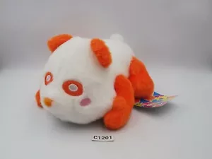 AAA Panda Bear C1201 Orange Furyu Plush 7" Train Pass Case Toy Doll Japan - Picture 1 of 10