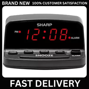 Digital Alarm Clock with Keyboard Controls, Battery Back-Up, Easy to Use - Picture 1 of 7