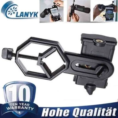 Smartphone Handy Adapter Halterung für Teleskop Spektiv Fernglas Monokular DE - Bild 1 von 4