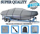 GREY BOAT COVER FITS BAYLINER 1810 BASS 125 1988 TRAILERABLE