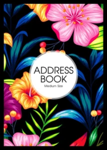 Address Book Medium Size: Address Book 5X7 Inches : A-Z Alphabet Tab Index : Add - Picture 1 of 12