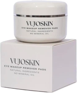 VUJOSKIN Eye Makeup Remover Pads 50 pcs Suitable For Waterproof Makeup Natural - Picture 1 of 12
