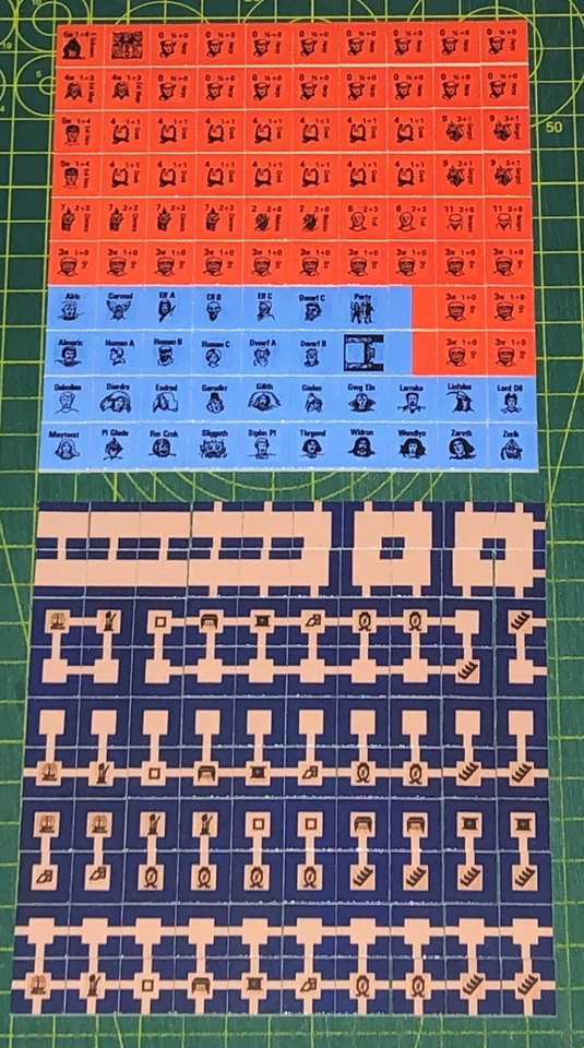 Citadel of Blood, Fantasy, from Ares #05, complete game,  Solo, 200 counters - Image 1 of 4