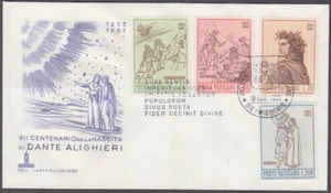 VATICAN Sc # 410-3.2 FDC 700º ANN NACIMIENTO DE DANTE ALIGHIERI - Imagen 1 de 1